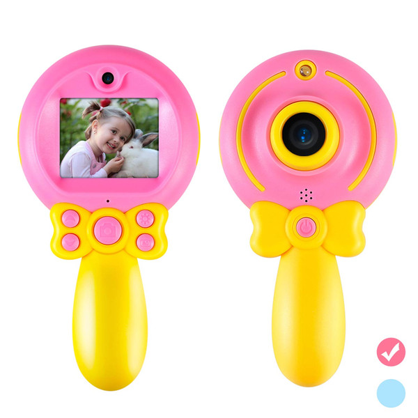 Kids camera wand before and after self-timer camera and game console 2.0 1080P HD rechargeable toy mini cartoon digital camera