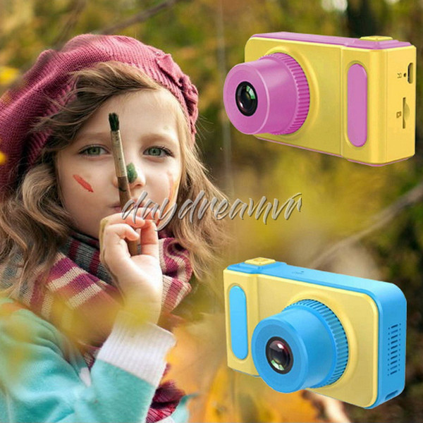 K7 Kids Camera Mini Digital Camera Cute Cartoon Cam Toddler Toys Children Birthday Gift big Screen Cam for take pictures Christmas gifts