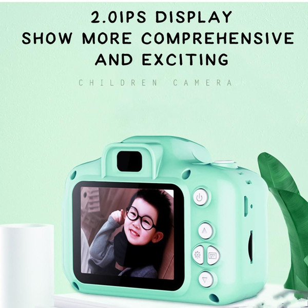 Kids Camera Children Mini Digital Camera Cute Cartoon Cam 13MP 8MP SLR Camera Toys for Birthday Gift 2 Inch Screen Cam Take Pictures