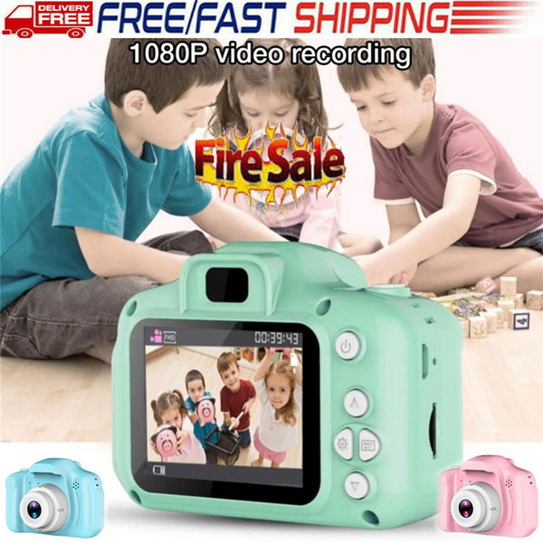 2 Inch Kids Digital Camera HD 1080P Support 32G Video Children Toys Video Recorder Camcorder