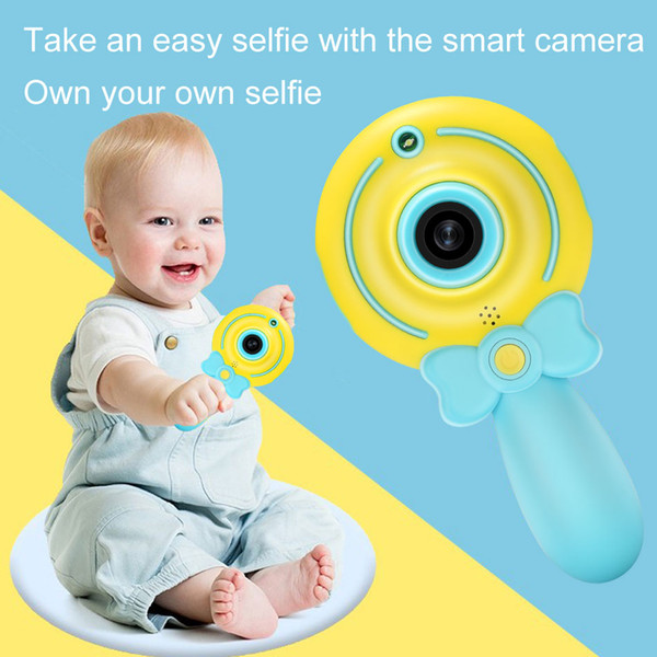 Mini Digital Camera 2 Inch Cartoon Cute Camera Toys Children Birthday Gift Kids Toys camera Support Mini SD Card With Retail Package