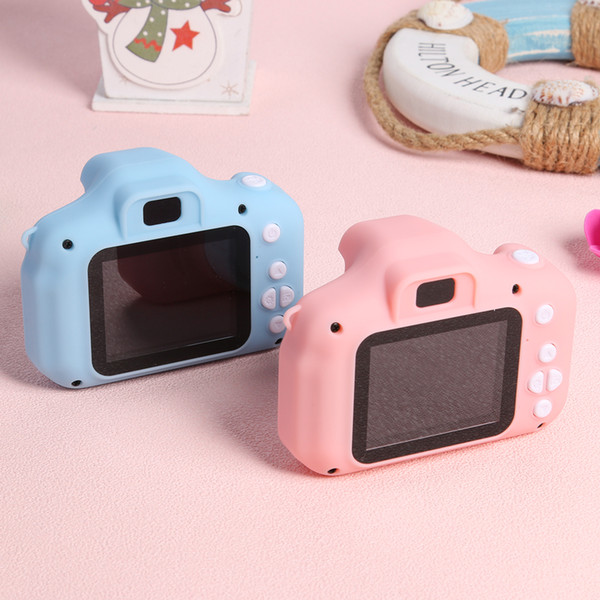 Kids Camera Children Mini Digital Camera Cute Cartoon Cam 13MP SLR Camera Toys for Birthday Gift 2 Inch Screen Cam Take Pictures