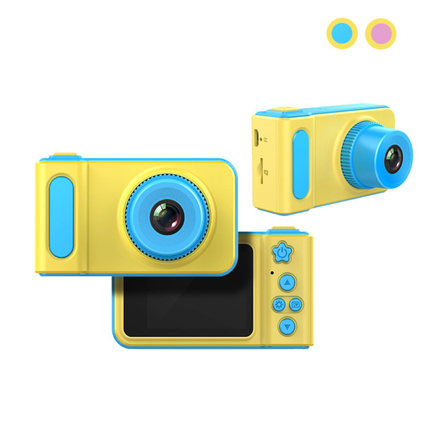 Children Mini Digital Camera 2 Inch Cartoon Cute Camera Toys Children Birthday Gift 720P Toddler Toys Camera