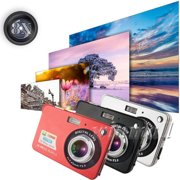 18MP 2.7 Inch TFT LCD Digital Cameras Video Recorder 720P HD Camera 8X Digital Zoom DV Anti-shake