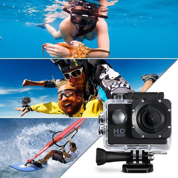 FULL HD Outdoor 30M Waterproof Underwater Sports Selfie Camera Video Camera DV Camcorder 2 Inch LCD Screen 1080P HD Action Camera