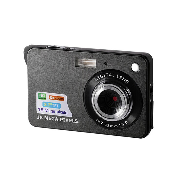 K09 Ultra-thin Card Digital Camera 18 Mega Pixels 2.7 Inch TFT LCD Screen CMOS Children Kids Gift Camcorder Sports Mini Camera