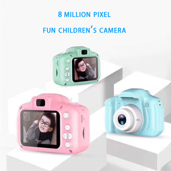 2.0inch 3264x2448 800W Pixel Kids Camera Toys Mini HD Cartoon Magical Cameras Taking Pictures Gifts For Boy Girl Birthday