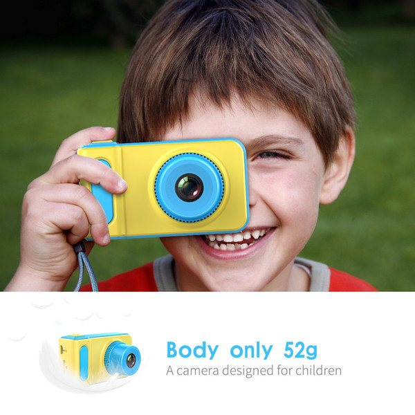 Mini Digital Kids Camera 2 Inch Cartoon Cute Camera Toys Children Birthday Gift 1080P Toddler Toys camera