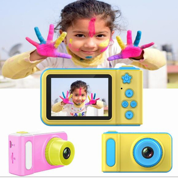 New Kids Camera, Kids Cartoon Digital Camera, Small SLR Camera DV Toy Gift