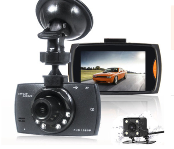 LCD Car Camera Car DVR Dash dual Cam Full HD 1080P Video Camcorder with Night Vision Loop Recording