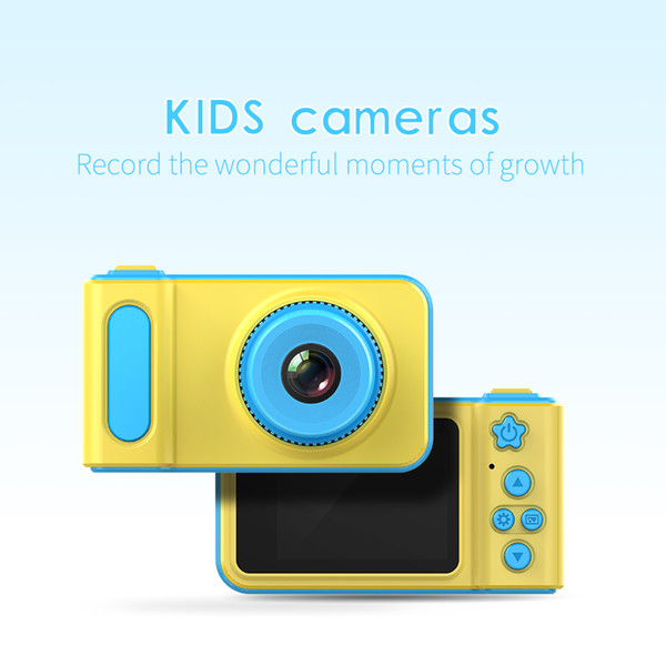 Mini Digital Kids Cameras 2 Inch Cartoon Cute Camera Toys Children Birthday Gift 1080P Toddler Toys Camera