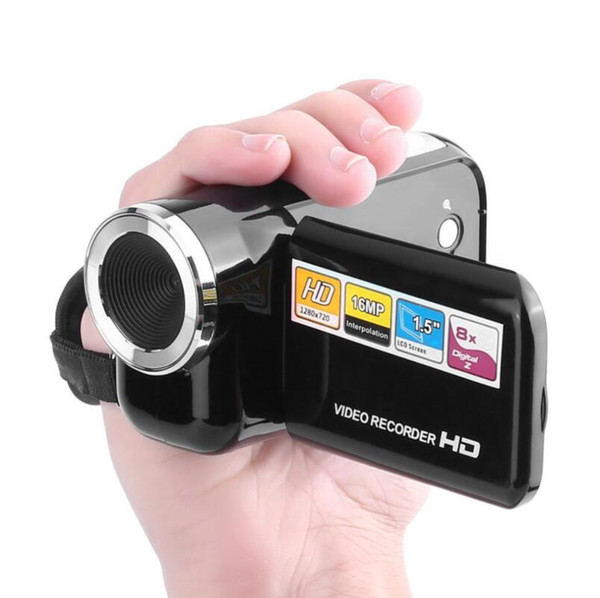 DV180 Camera Black 16MP Mini Video Camera With 1.5