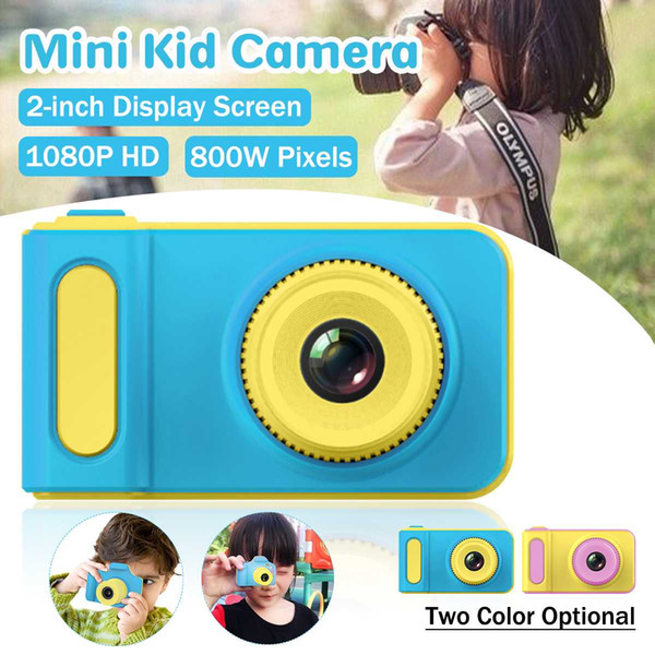 Mini Digital Camera 2 Inch Cartoon Cute Camera Toys Children Birthday Gift 1080P Toddler Toys camera