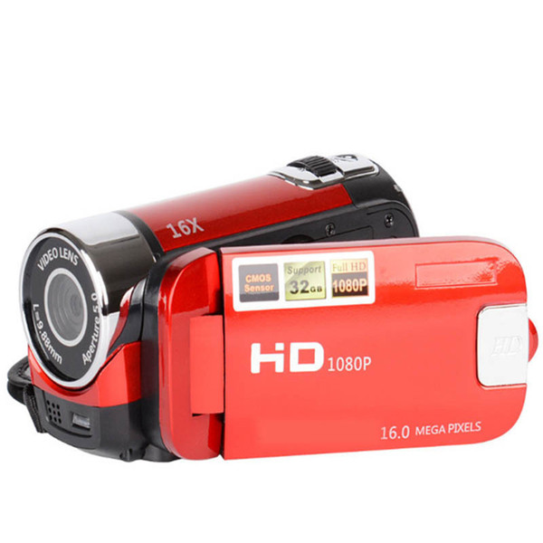 16MP High Definition Digital Video Camcorder Camera Recorder 1080P 2.7 Inches TFT LCD Screen 16X Zoom US Plug