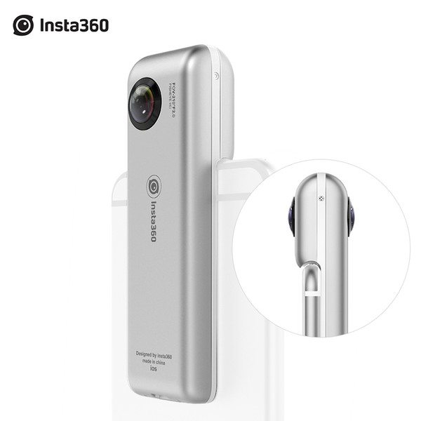 Insta360 Nano 3K HD 360 Camera Panoramic VR Camera 210 Degree Dual Wide Angle Fisheye Lens 360 Camera for iPhone 7 7+ 6 6s 6+