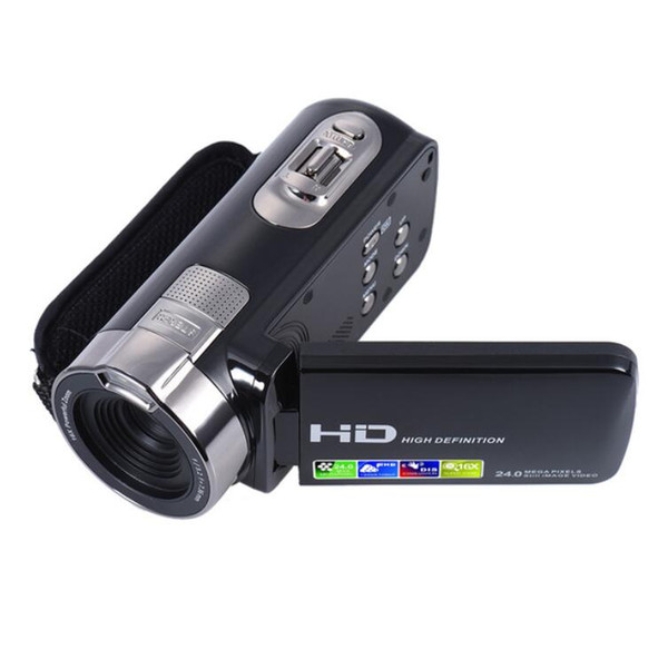 HDV-302P 3.0 Inch LCD Screen Full HD 1080P 24MP 16X Digital Zoom Anti-shake Digital Video DV Camera Camcorder