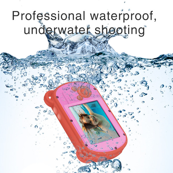 Step into the sales of waterproof, dust-proof, shake-proof, three-proof children's cameras,it with a lovely shape.