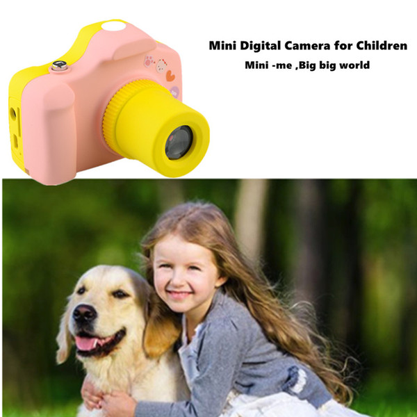 Mini LSR Cam Digital Camera 1.5 Inch 2MP 1080P for Kids Baby Cute Cartoon Toy Camera Children Birthday Gift