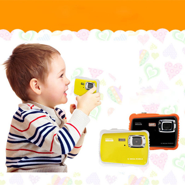 Child digital camera Underwater HD shooting Bare 3m waterproof camera Dust and drop 12 Mega pixels