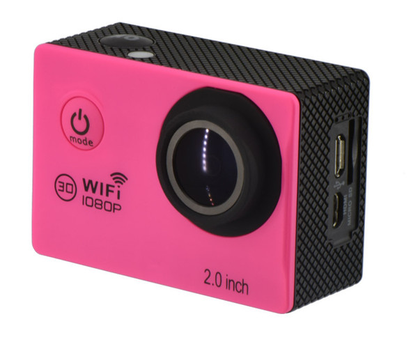 2018 Rushed Sale White Red / Pink Black Yellow / Gold Blue / Green Sj4000 Sports Dv Camera Wifi Interpolation 1080p Hd Digital Waterproof