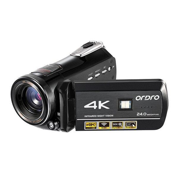 ORDRO AC1 4K Ultra HD WIFI 24MP Digital Camera Infrared Video Recorder Night Vision 30xZoom PC CAM For Live Steaming