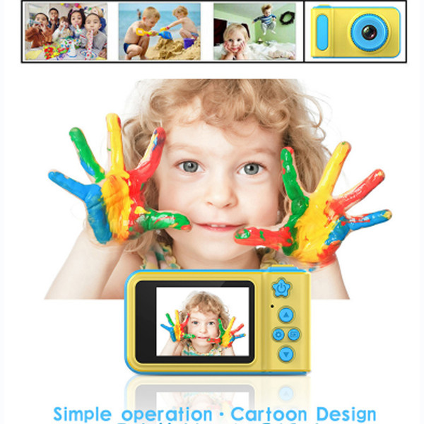 Mini Digital Camera 2 Inch Cartoon Cute Camera Toys Children Birthday Gift 1080P Toddler Toys camera