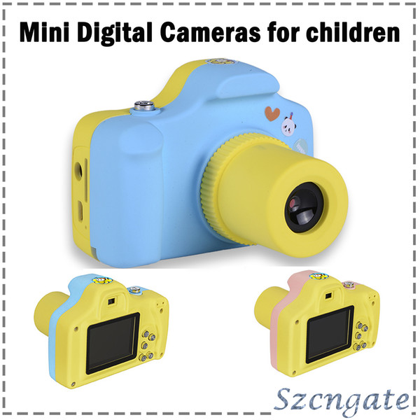 High quanlity Mini Kids Camera Cute Kid Creative Neck Mini Digital Cameras for children Birthday Holiday Gift Toy gifts 770044-1