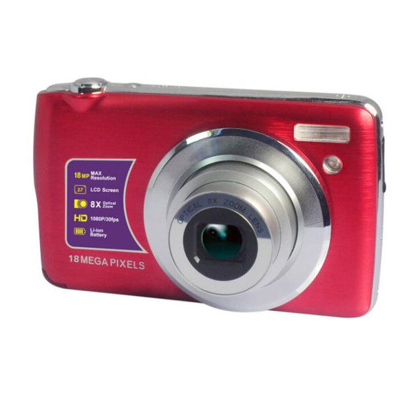 HD digital camera 8x optical zoom camera 2.7 inch telescopic lens