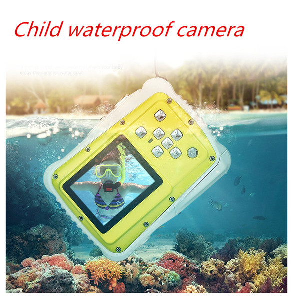 Children's swimming camera Waterproof 5MP 2.0 inch LCD HD Digital Camera Children Kids Birthday Gift Camera Sports AT