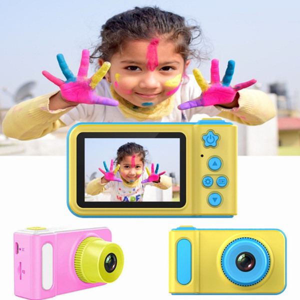 Mini Kids Digital camera 32GB HDMI Cartoon Cute Children Kids Camera Toddler Toys Gift For Children