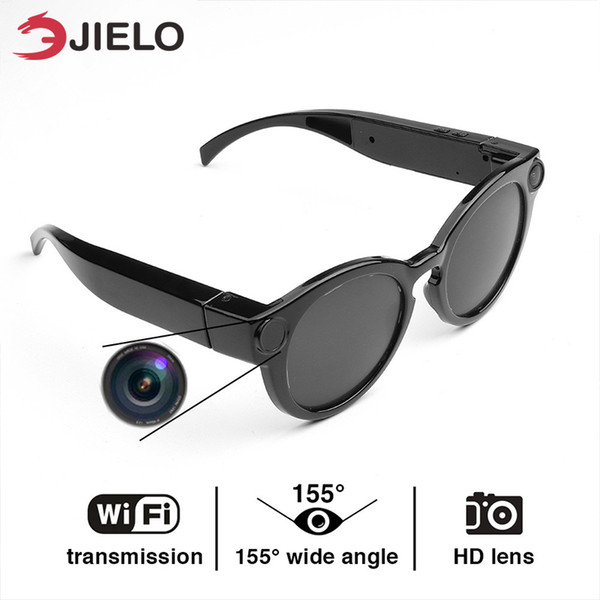 4K digital sport camera Smart Glasses WiFi Camera HD Glasses DVR Video Recorder 1080P Snapshot Camera Sun Riding Glasses wholesale