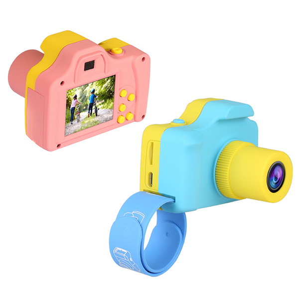 1.77 Inch 16MP 1080P Mini LSR Cam Digital Camera for Kids Baby Cute Cartoon Toy Camera Children Birthday Best Gift