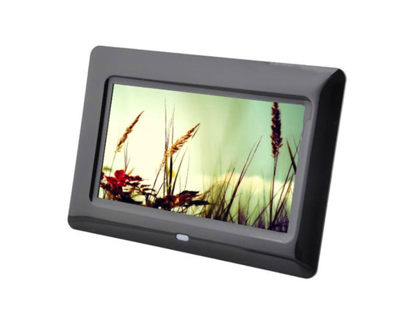 Digital Photo Frame Flash Drivess 7 inch HD LCD Screen Desktop Calendar Digital Picture Display Frame with Calendar Support