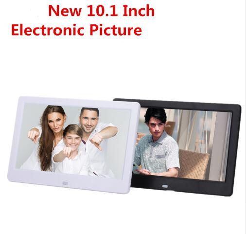 MOQ:1pcs 10.1 HD Digital Photo Frame Photo Mult-Media Player MP3 MP4 Alarm Clock For Gift