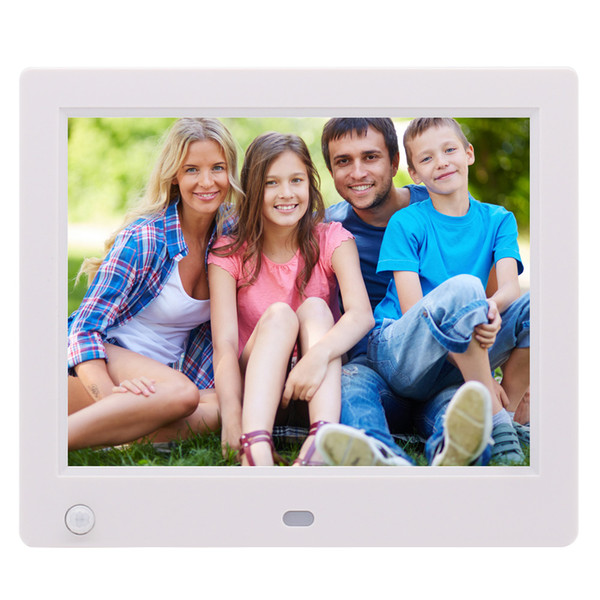 8 inch digital photo frame Human Body Sense Playing OEM and ODM service