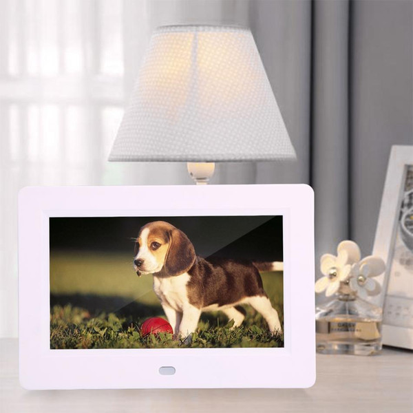 Digital Photo Frame 7 inch TFT display Screen 800X480 Clock Music Video Player with Remote Control with built-in speakers