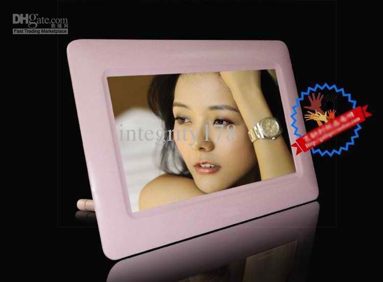 7 inches digital photoframe. digital frame, digital picture frame,white/black/pink frame.