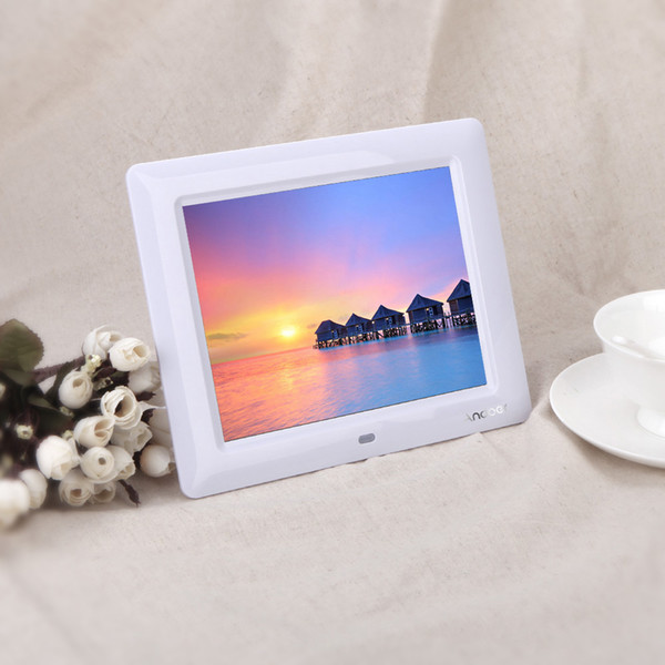 7'' HD TFT-LCD Digital Photo Frame with Slideshow Picture Frame Alarm Clock MP3 MP4 Movie Player with Remote Desktop