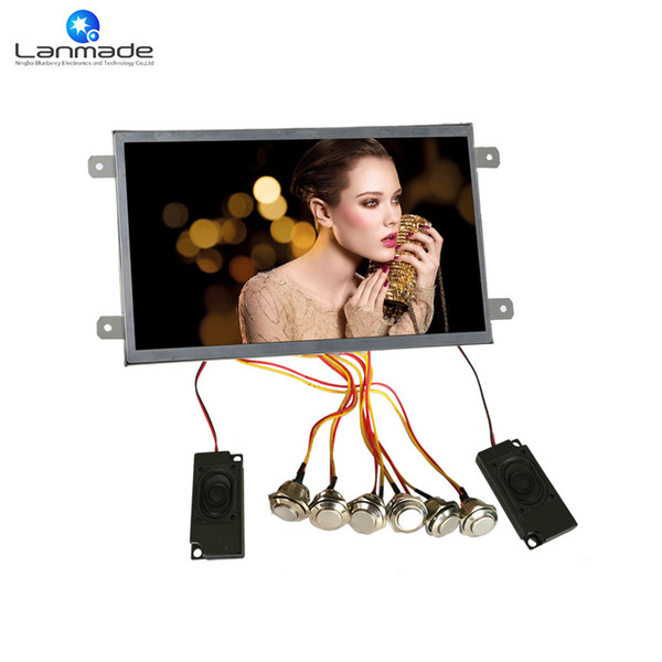 10 inch 1080P button control digital optical out indoor lcd multifunction video player