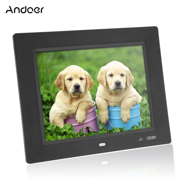 wholesale 8'' Ultrathin HD TFT-LCD Digital Photo Frame Alarm Clock MP3 MP4 Movie Player digital Photo Album with Remote Desktop