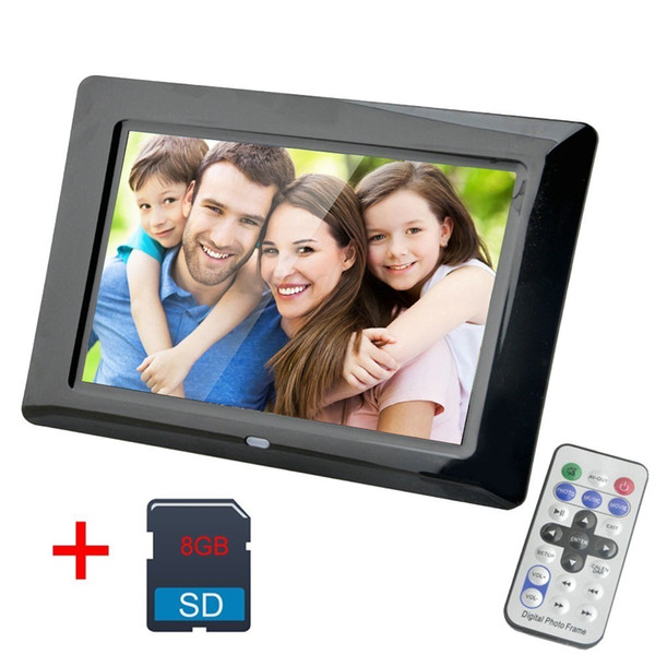 7 Inch Digital Photo Frame 8GB LED Backlight High-Definition 800x480 Electronic Album Picture Music Video Porta Retrato Digital