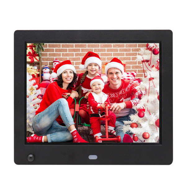 Free Shipping Smart Home 8 inch Touch Screen Button Human Sensing High-Definition Screen Digital Photo Frame 80430 drop shipping