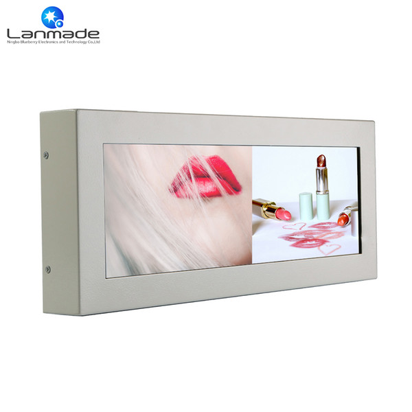 14.9 inch digital signage in store bar type wide screen rolling video display digital advertising panel