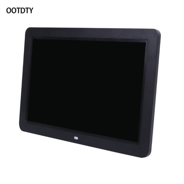 OOTDTY 1 PC 12'' HD LED Digital Photo Frame Picture Album Clock Calendar MP3/4 Movie Player