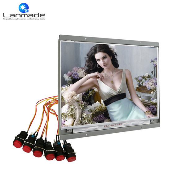 14inch button interface led signage color tv prices icon lcd tv advertising led display prices a good video player