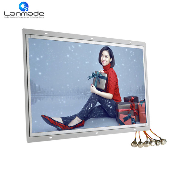 21.5 inch Open Frame 1080P with usd sd card slot full hd led tv portable mkv player digital screens