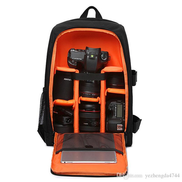 Waterproof Digital DSLR Camera Video Bag High Quality Multi-color SLR Camera Backpack PE Padded for Photographer Free Shipping