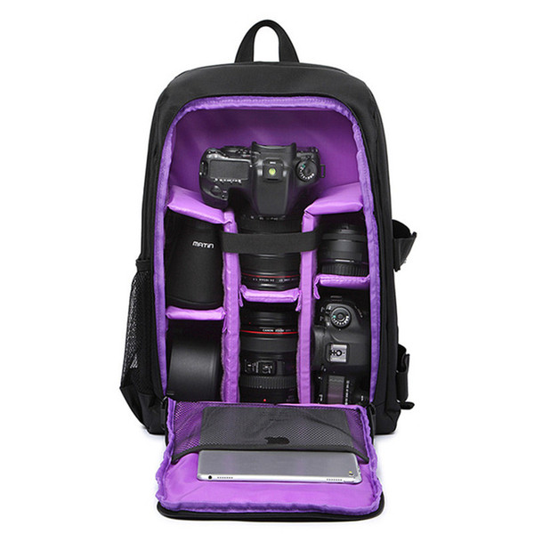 Waterproof Digital DSLR Camera Video Bag Hot Sale High Quality SLR Camera Backpack Multi-color PE Padded for Photographer