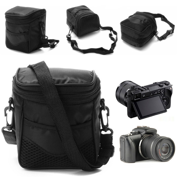 SIV Black Digital Camera Waterproof Case Shoulder Bag For Nikon Canon ILDC Camera New