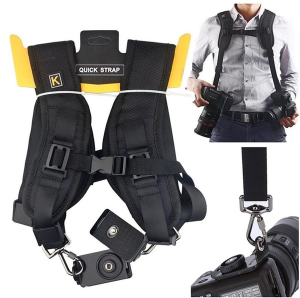 SLR Quick sling belts Quick Rapid shoulders Double SLR Camera Strap Neck Shoulder Belt Strap DSLR camera shoulder strap for Nikon Canon Sony